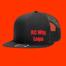 Load image into Gallery viewer, RC Manufacture Logo Hat, Custom Colored Logo, Podium Sponsor Ball Cap HTV *Custom Order*-D-n-R Design
