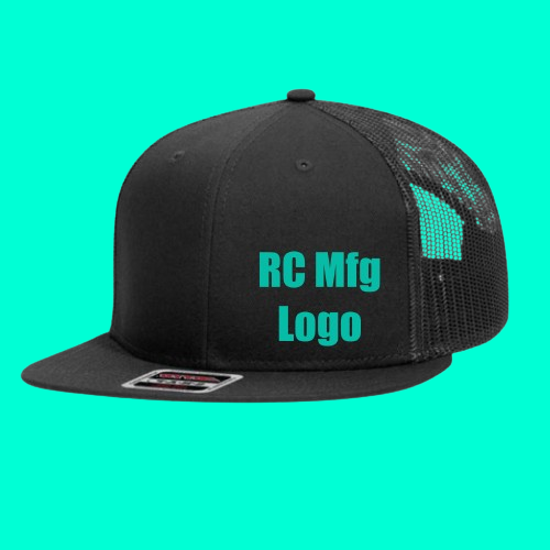 RC Manufacture Logo Hat, Custom Colored Logo, Podium Sponsor Ball Cap HTV *Custom Order*