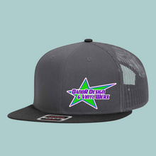 Load image into Gallery viewer, DandR Design 6 Panel Flat Bill Hat DTF HTV Two Tone