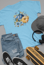 Load image into Gallery viewer, Fall Watercolor Pumpkin, Thanksgiving Shirt, Full Color T Shirt DTF HTV-D-n-R Design
