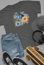 Load image into Gallery viewer, Fall Watercolor Pumpkin, Thanksgiving Shirt, Full Color T Shirt DTF HTV

