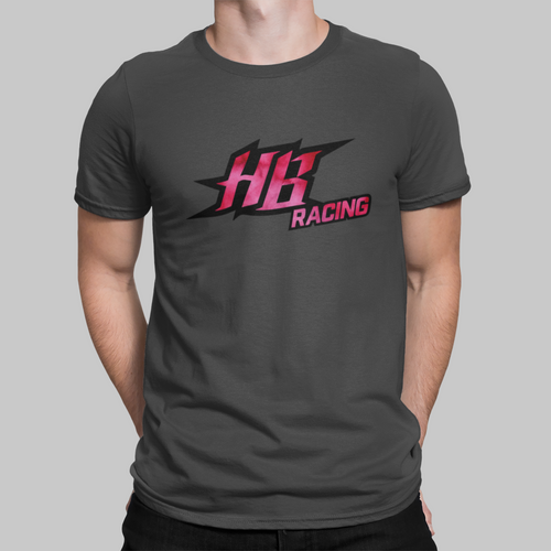 HB Racing Logo T Shirt DTF Unique Color R/C Shirt-D-n-R Design