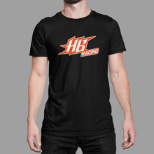 Load image into Gallery viewer, HB Racing T Shirt two-color logo V2 DTF R/C HTV
