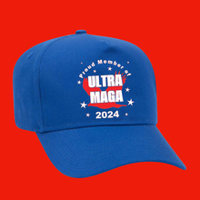 Load image into Gallery viewer, Ultra Maga Hat, Trump Rally Hat HTV- Fun Political *Pre-Order*-D-n-R Design