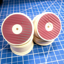 Load image into Gallery viewer, Buggy Wheel Stickers, R/C Colored Wheel Disks HTV-D-n-R Design