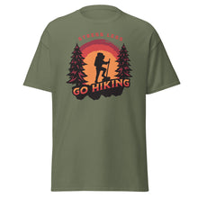 Load image into Gallery viewer, Hiking T Shirt, Stress Less Shirt, Outdoor T Shirt, Hiking Accessory, Hiking Clothing