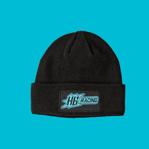 Custom HB Racing Beanie, Color Matching Sponsor Beanie HTV DandR