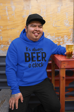 Funny Humor Design Hoodie HTV - Beer O'clock-D-n-R Design