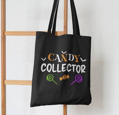 Halloween Candy Bag, Halloween Kids Tote Bag HTV - Candy Collector-D-n-R Design