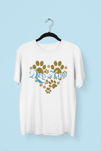 Load image into Gallery viewer, HTV Dog Mom Custom Design T Shirt – Heart UNI-D-n-R Design