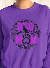 Load image into Gallery viewer, Dog Mom Design Sweatshirt– Dog Mom 2 designs HTV-D-n-R Design