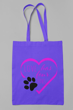 Load image into Gallery viewer, Dog Tote Bag HTV - Dog Mom 4 Paws-D-n-R Design