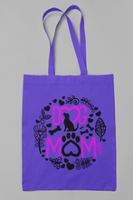 Load image into Gallery viewer, Dog Tote Bag HTV - Dog Mom-D-n-R Design