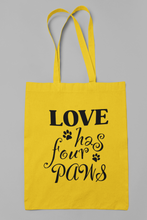 Load image into Gallery viewer, Dog Tote Bag HTV- Four Paws-D-n-R Design