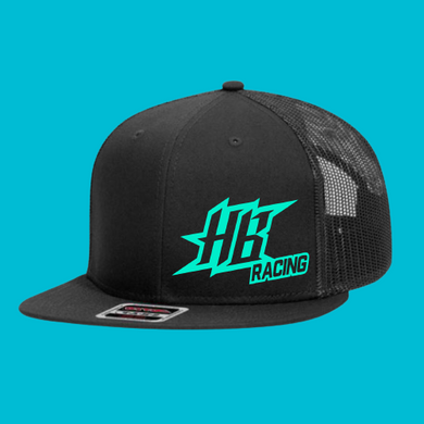 Custom Ball Cap, Color Matching Sponsor Ball Cap HTV - HB Racing Hat-D-n-R Design
