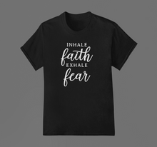 Load image into Gallery viewer, Christian T Shirt HTV - Inhale Faith-D-n-R Design