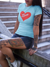 Load image into Gallery viewer, Custom Design Heart T Shirt –Love Heart W HTV-D-n-R Design