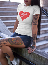 Load image into Gallery viewer, Custom Design Heart T Shirt –Love Heart W HTV-D-n-R Design