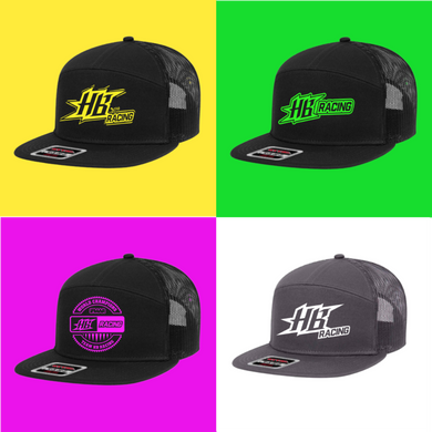 HB Racing Hat, 7 Panel Color Matching, Sponsor HTV - *See Options-D-n-R Design