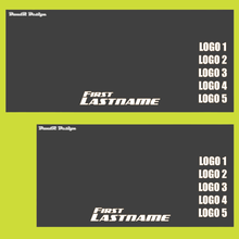 Load image into Gallery viewer, Custom Sponsor Logo R/C Pit Mat 1:8 Scale & 1:10 Scale HTV-D-n-R Design