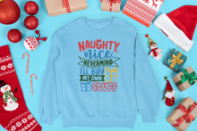 Load image into Gallery viewer, HTV Custom Christmas Design Sweatshirts– 4 Designs SS-D-n-R Design