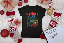Load image into Gallery viewer, HTV Custom Christmas Design T Shirt – Never Mind- Tangle 2 Designs-D-n-R Design
