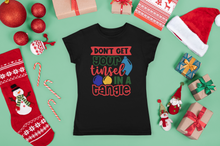 Load image into Gallery viewer, HTV Custom Christmas Design T Shirt – Never Mind- Tangle 2 Designs-D-n-R Design