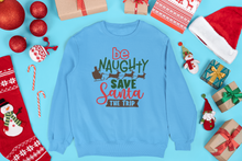 Load image into Gallery viewer, HTV Custom Christmas Design Sweatshirts– 4 Designs SS-D-n-R Design