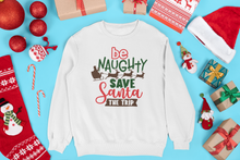 Load image into Gallery viewer, HTV Custom Christmas Design Sweatshirts– 4 Designs SS-D-n-R Design