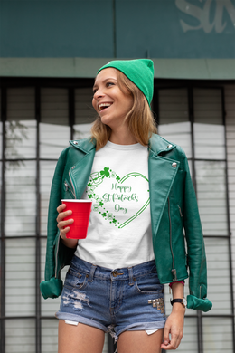 St Patrick's Day Fun T Shirt HTV Unisex or Women's Style - Happy STPD-D-n-R Design