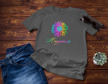 Load image into Gallery viewer, Sunflower T Shirt, Holographic HTV - Happiness-D-n-R Design