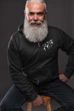 Load image into Gallery viewer, Untamable Clothing Streetwear Zippered Hoodie Men's-D-n-R Design