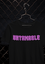 Load image into Gallery viewer, Custom Design T Shirt – UNTAMABLE Iron-D-n-R Design