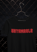 Load image into Gallery viewer, Custom Design T Shirt – UNTAMABLE Iron-D-n-R Design