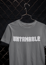 Load image into Gallery viewer, Custom Design T Shirt – UNTAMABLE Iron-D-n-R Design