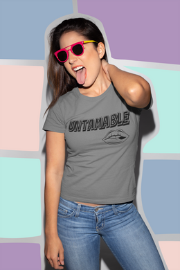 Custom Graphic T Shirt –UNTAMABLE Sassy WC-D-n-R Design