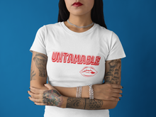 Load image into Gallery viewer, Custom Graphic T Shirt –UNTAMABLE Sassy WC-D-n-R Design