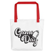 Load image into Gallery viewer, Football Tote Bag Game Day - BK-D-n-R Design
