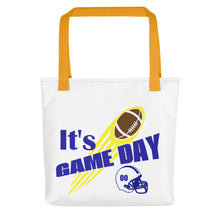 Load image into Gallery viewer, Football Tote Bag Game Day - BY-D-n-R Design