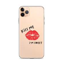 Load image into Gallery viewer, iPhone Case Cute, Fun - Kiss me Lips-D-n-R Design
