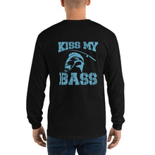 Load image into Gallery viewer, Kiss My Bass Men’s Long Sleeve Shirt-D-n-R Design