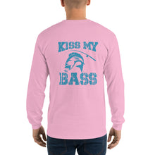 Load image into Gallery viewer, Kiss My Bass Men’s Long Sleeve Shirt-D-n-R Design