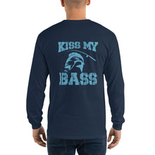 Load image into Gallery viewer, Kiss My Bass Men’s Long Sleeve Shirt-D-n-R Design
