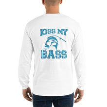 Load image into Gallery viewer, Kiss My Bass Men’s Long Sleeve Shirt-D-n-R Design