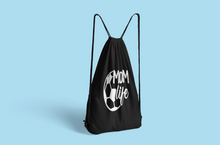 Load image into Gallery viewer, Drawstring Cinch Pack Backpack Gym Bag- Soccer Mom Life HTV-D-n-R Design