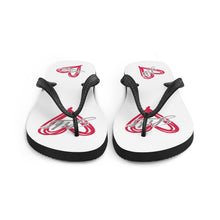 Load image into Gallery viewer, Cute custom Flip-Flops - Love Life-D-n-R Design
