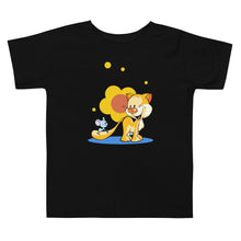 Load image into Gallery viewer, Toddler Friendly Cat Short Sleeve Tee-D-n-R Design
