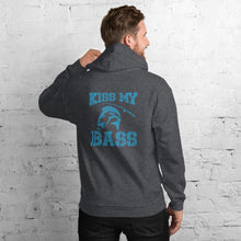 Load image into Gallery viewer, Bass Fishing Hoodie - Kiss My Bass Unisex Hoodie-D-n-R Design