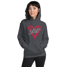 Load image into Gallery viewer, Unisex Hoodie - Love Life-D-n-R Design