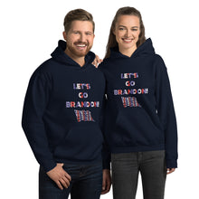 Load image into Gallery viewer, Let's Go Brandon RWB Unisex Trump Rally Hoodie-D-n-R Design